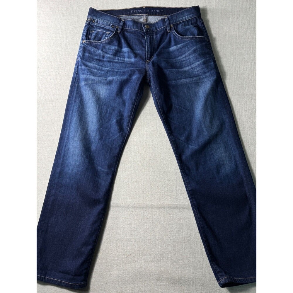 Citizens of Humanity Women's Dylan Drop Rise Cropped Blue 29 Jean 33x27 1254-876
